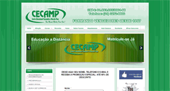 Desktop Screenshot of cecamp.com.br