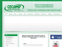 Tablet Screenshot of cecamp.com.br